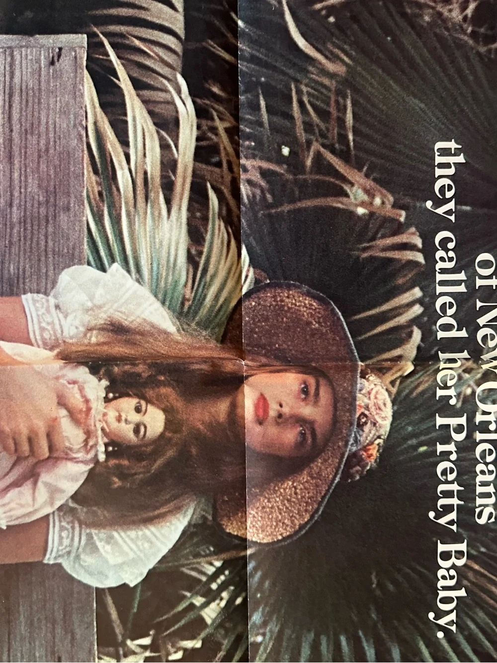 Original 1978 Pretty Baby Movie Poster One Sheet Brooke Shields NSS 780035